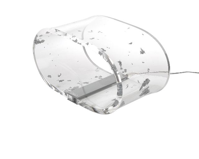 Lamp future small silver