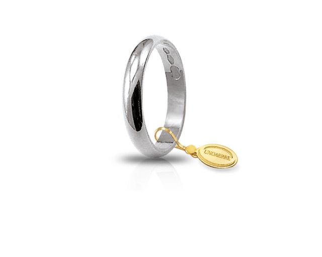 Fede classica oro 750‰ oro bianco
