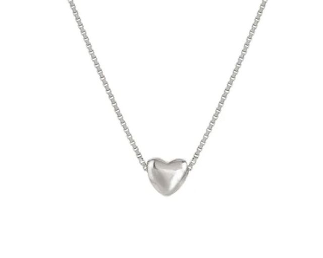 Necklace armonica silver heart