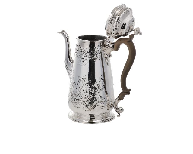 Caffettiera Argento Londra Gb 1742 1743 Selezione Zanolli 134095 V81r0177