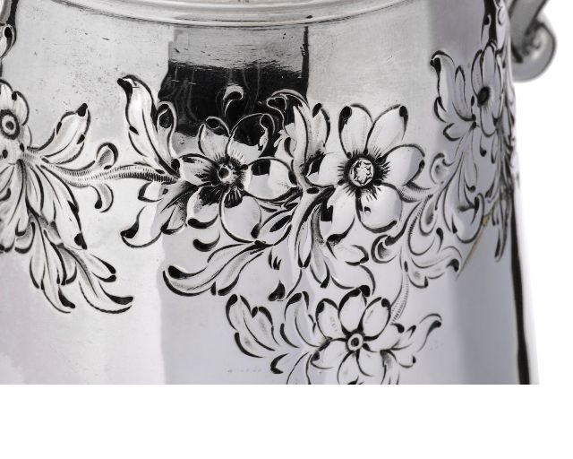 Caffettiera Argento Londra Gb 1742 1743 Selezione Zanolli 134095 V81r0177