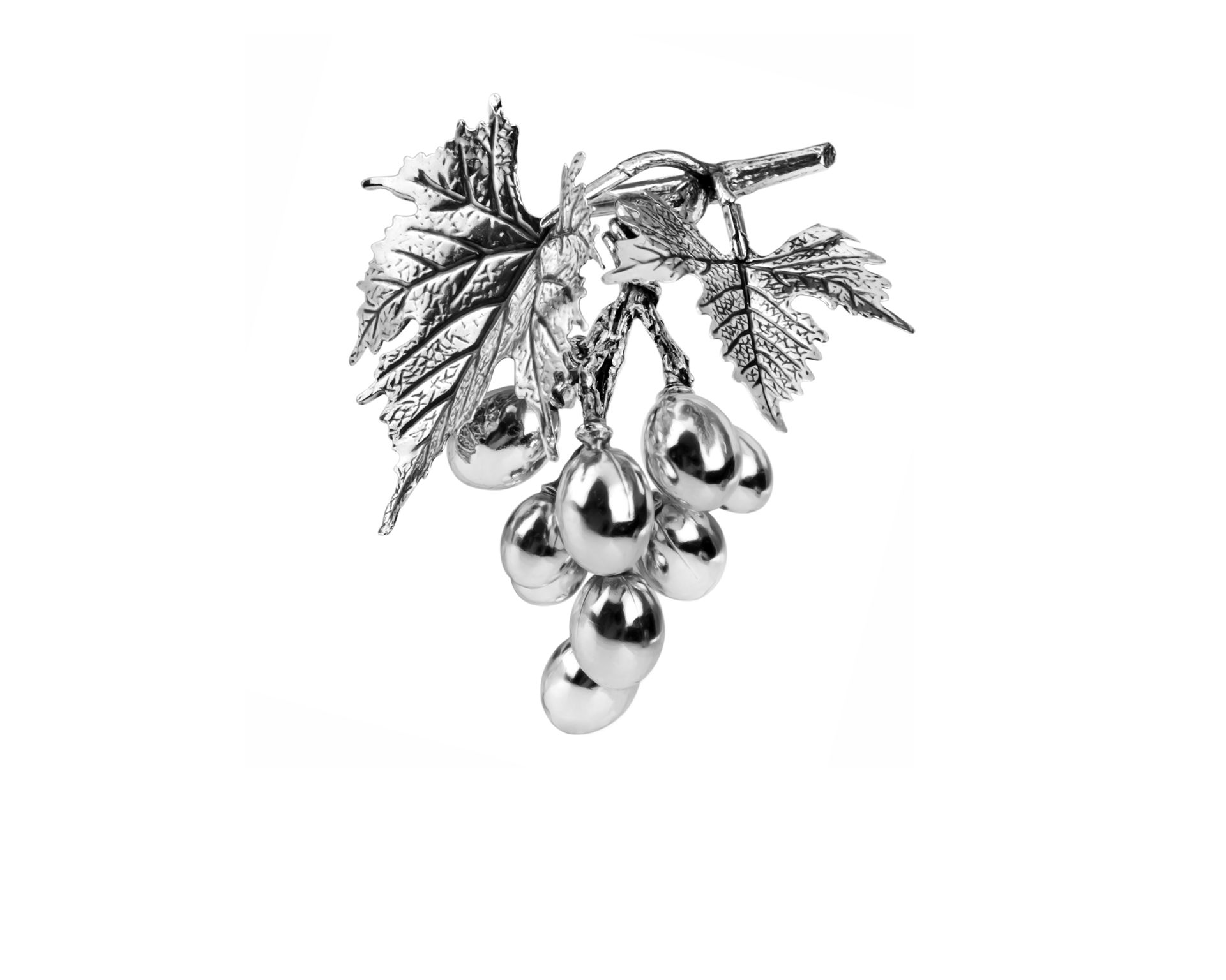 Bomboniera Uva Regina Argento Media Selezione Zanolli 15477 595uva520
