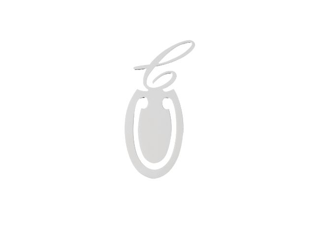 Segnalibro Argento Lettera C Selezione Zanolli 167380 964slc