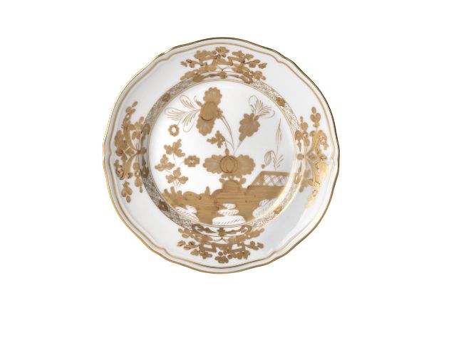 Dessert plate oriente italiano aurum porcelain