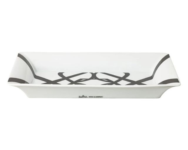 Valet tray home monochrome porcelain
