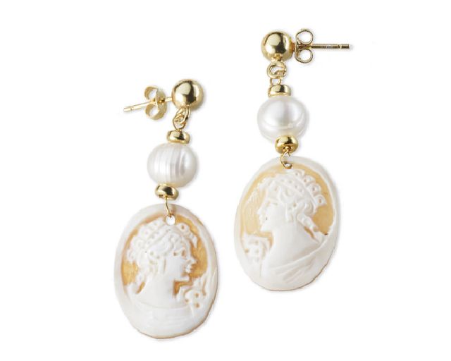 Earrings moonlight silver