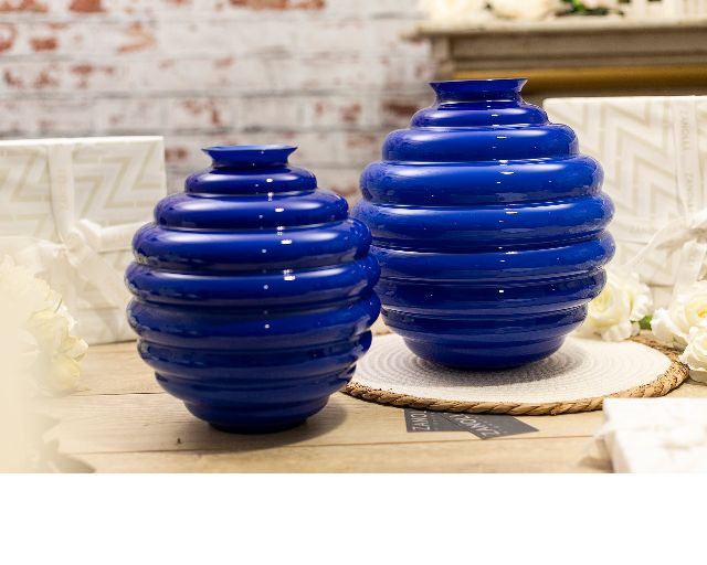 Vaso Deco Vetro Di Murano Zaffiro Venini 183978 93170707zalaza