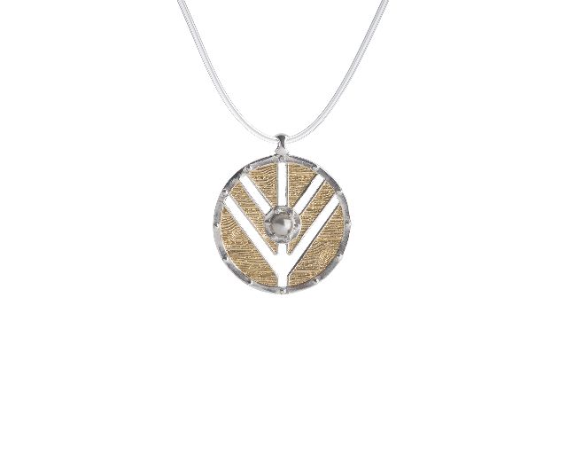 Girocollo shieldmaiden argento