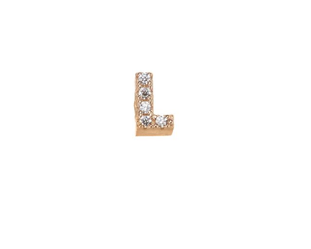 Ciondolo lettera dancing names argento