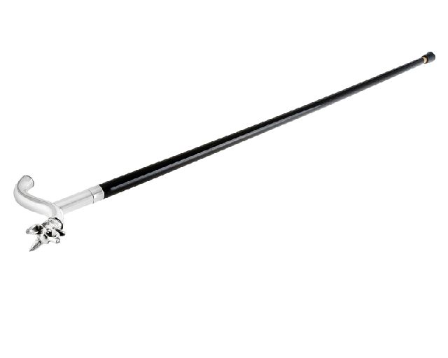 Walking stick wolf with wolf handle