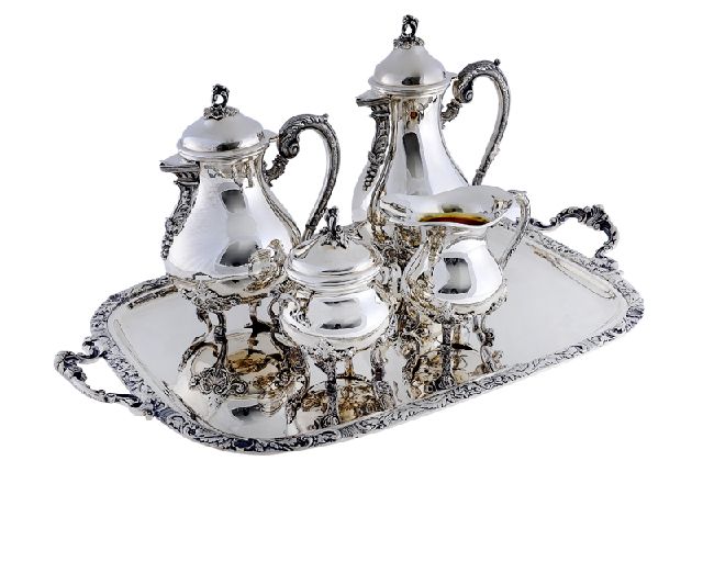 Tray Silver For Coffee Set Selezione Zanolli 16877 483vassz