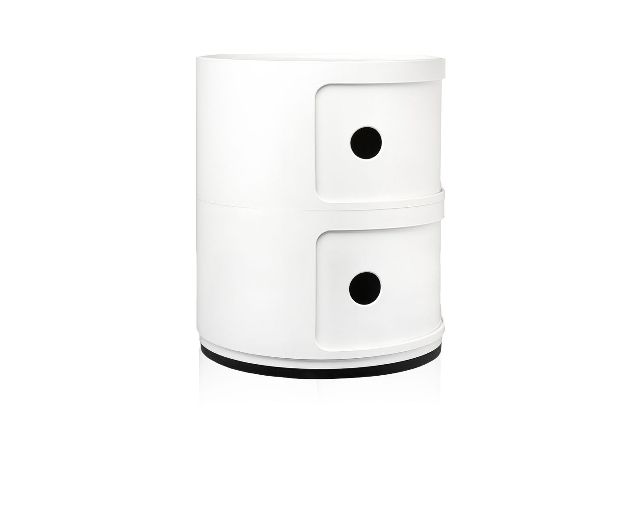 Drawer Componibile Two Elements White Kartell