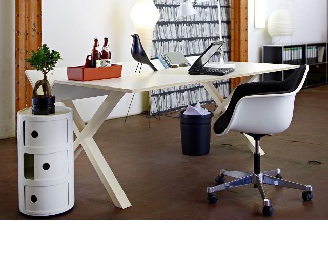 Drawer Componibile Two Elements White Kartell