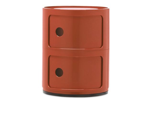 Drawer componibile two elements orange