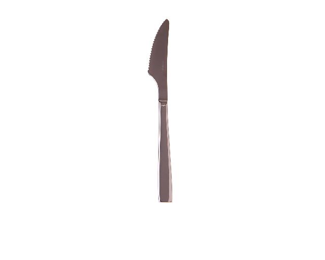 Steak knife flat black steel