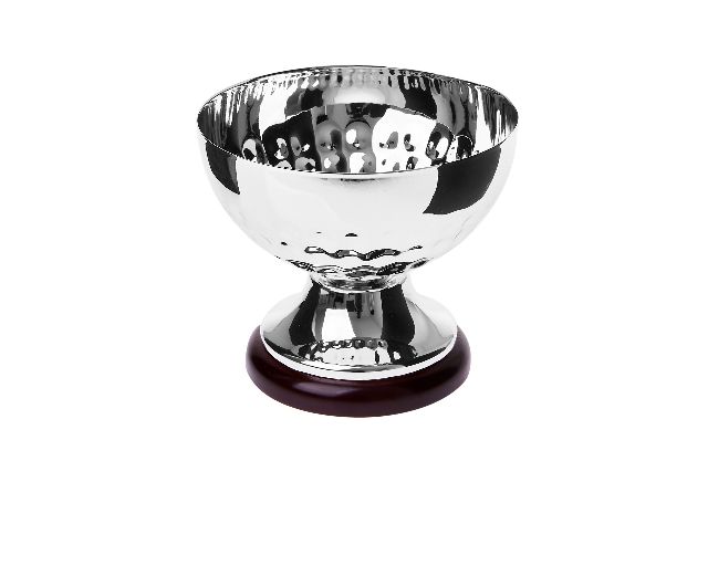 Coppa golf con base in legno