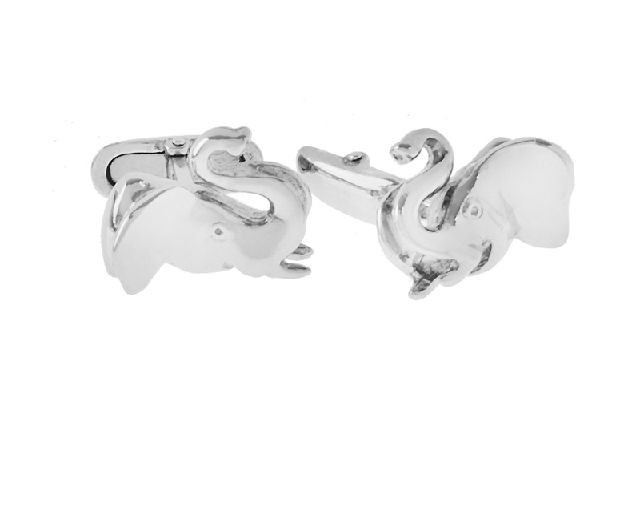 Cufflinks elephant silver