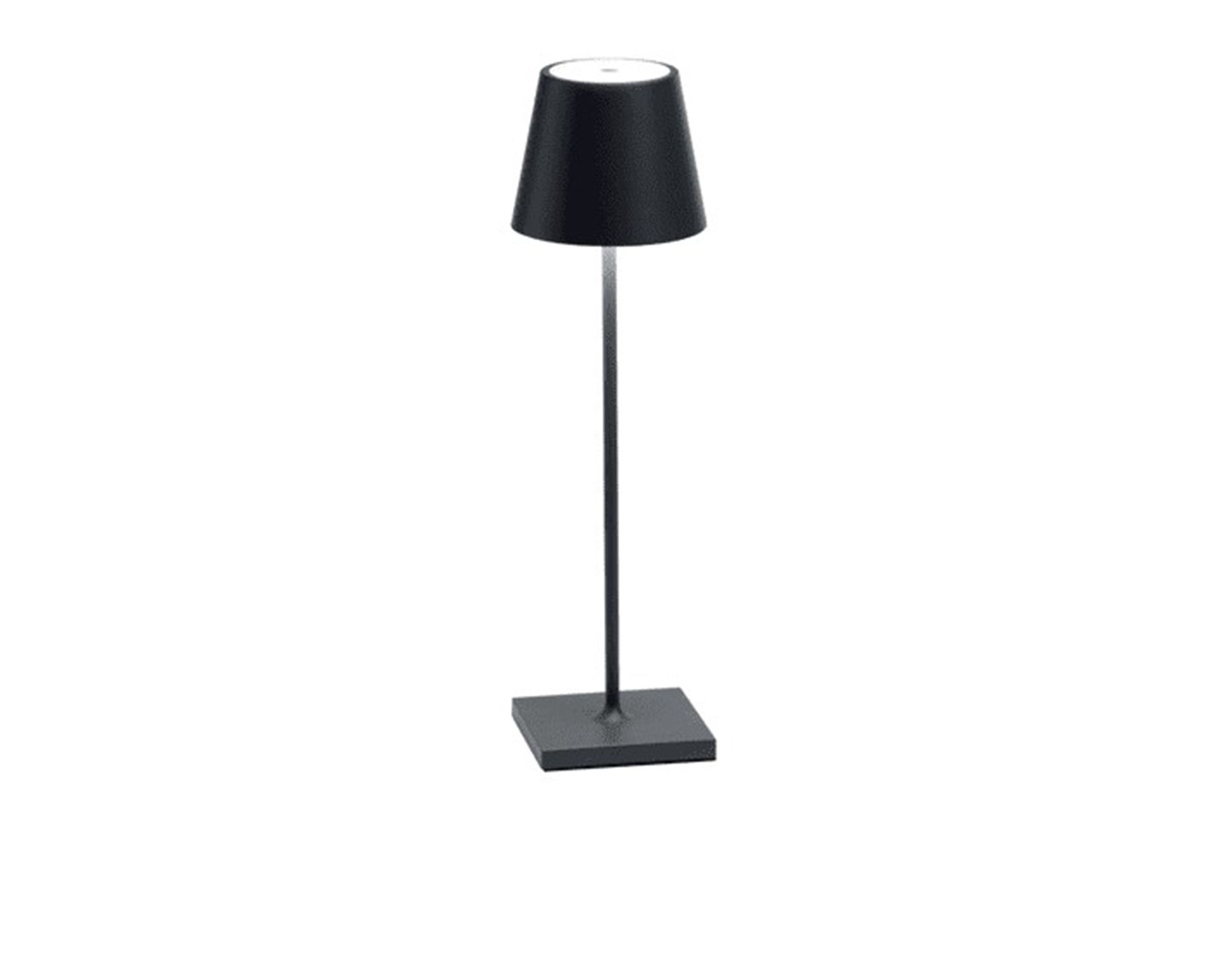 Lampada Da Tavolo Poldina Pro Grigio Scuro Zafferano 175931 978ld0340n3