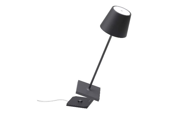 Lampada Da Tavolo Poldina Pro Grigio Scuro Zafferano 175931 978ld0340n3
