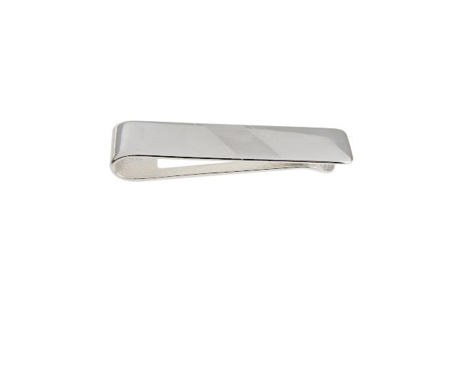 Money Clip Silver With Oblique Satin Band Selezione Zanolli 129089 2v515fs