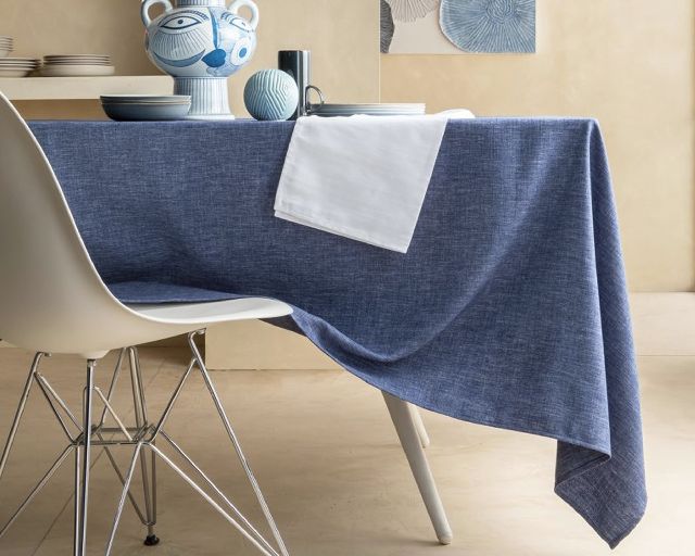 Table cloth blu di persia
