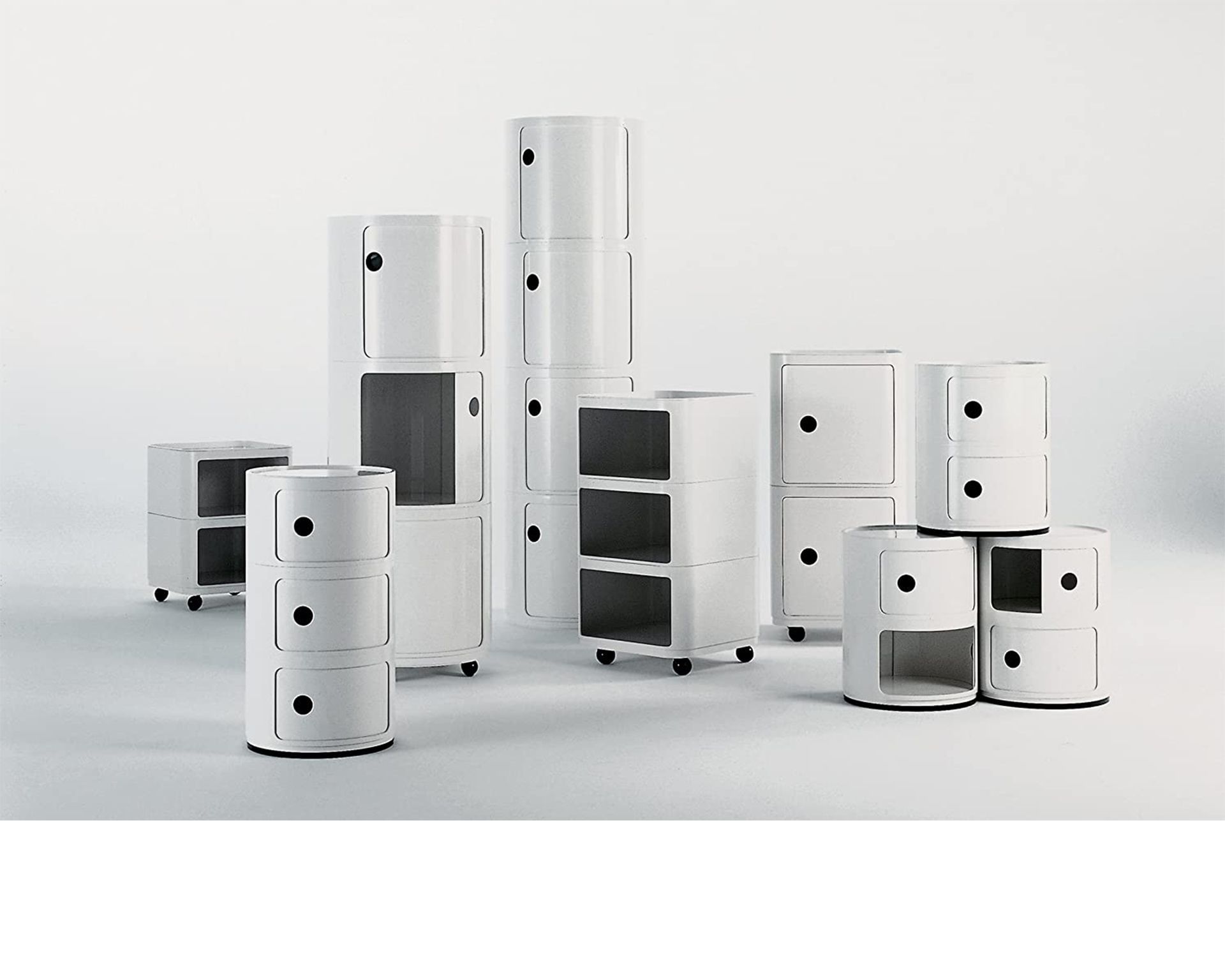 Drawer Componibile Four Elements White Kartell