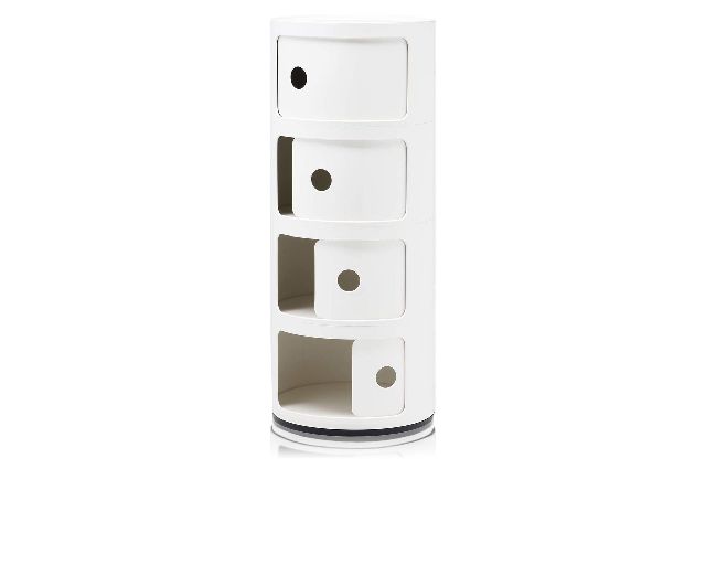 Drawer Componibile Four Elements White Kartell