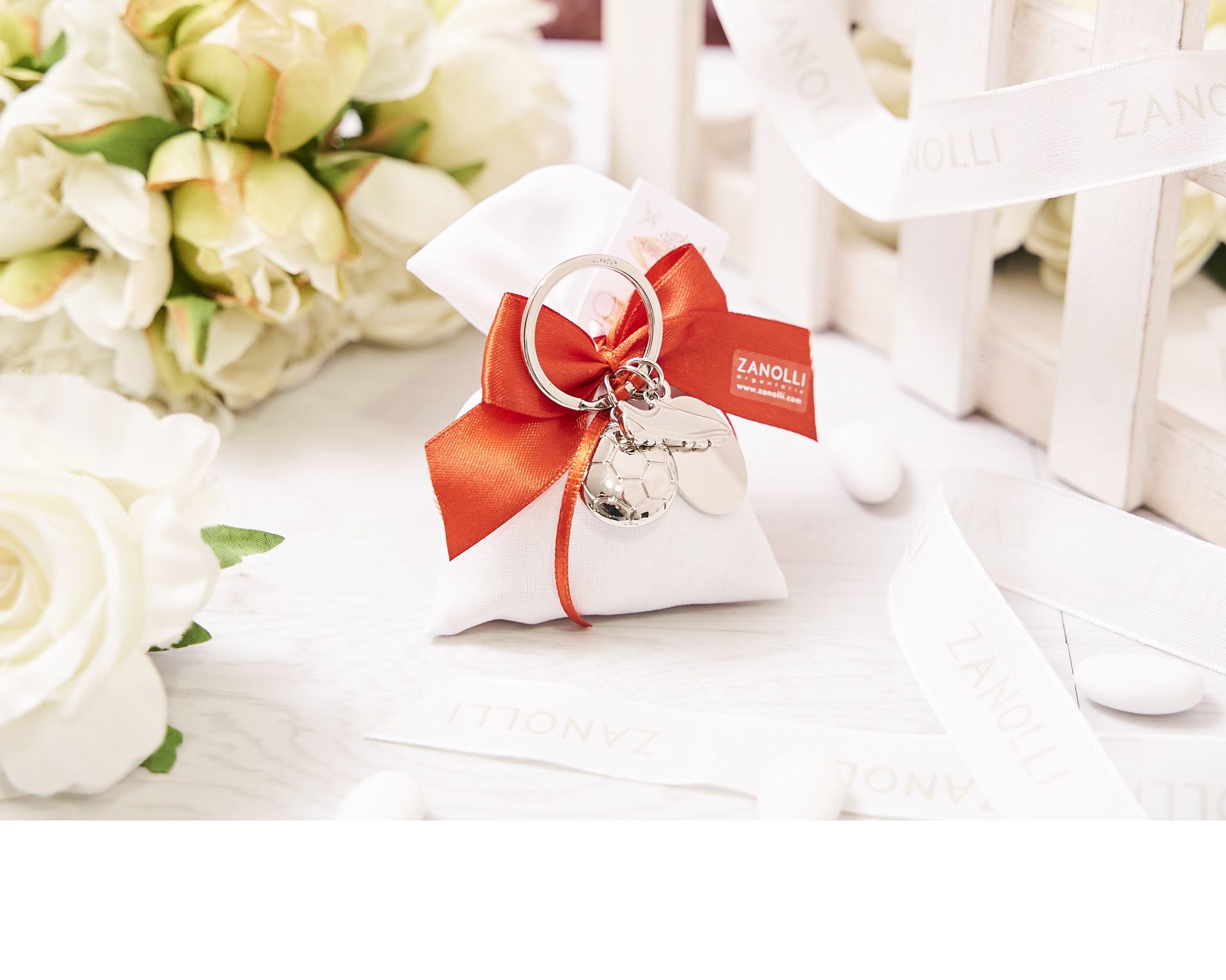 Keyring Football With Sugared Almonds Selezione Zanolli 170641 6287215hx