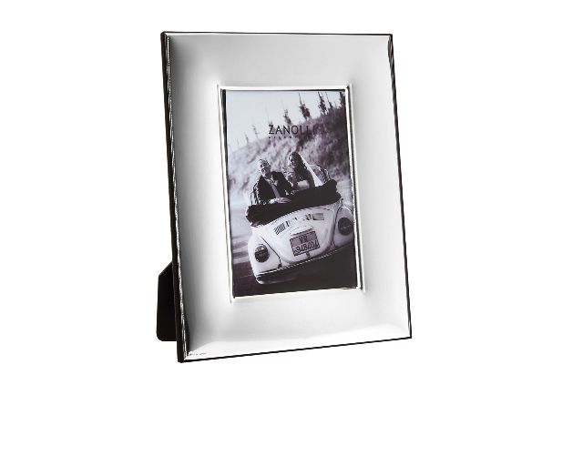 Cornice liscia argento bilaminato