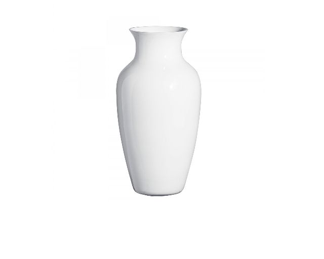 Vase i cinesi murano glass latte white white