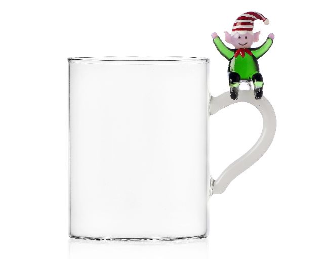 Mug green elf christmas tales