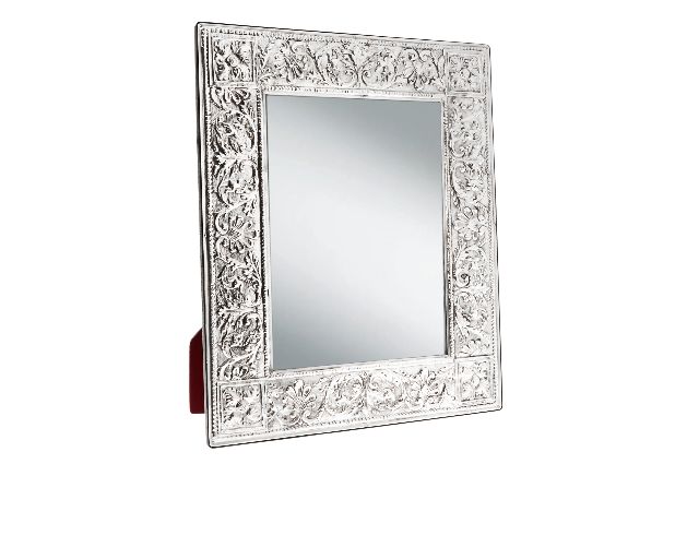 Specchiera barocco argento