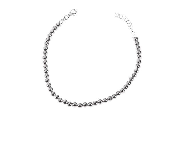 Balls bracelet silver with extension