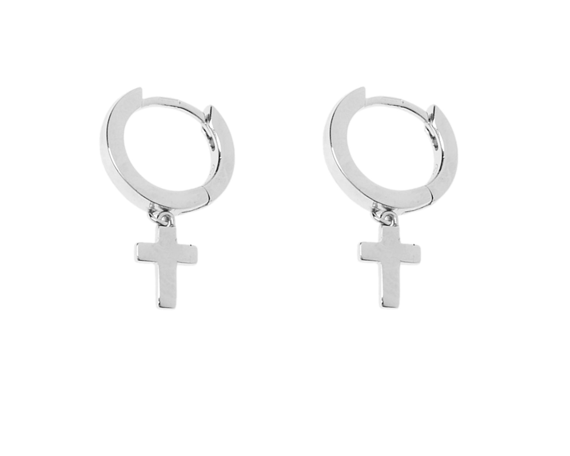 Earrings Silver With Cross Selezione Zanolli 177444 935d4138or0049r