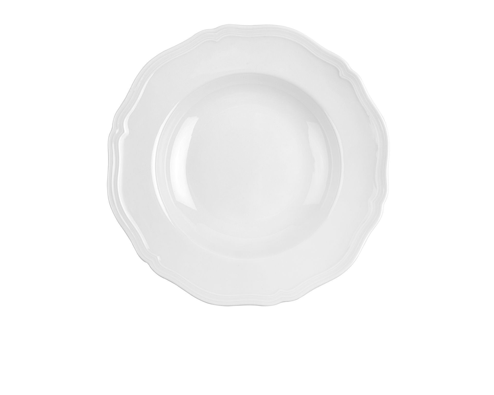 Piatto Fondo Antico Doccia Porcellana Bianco Richard Ginori 127644 F00300pt2100240b00