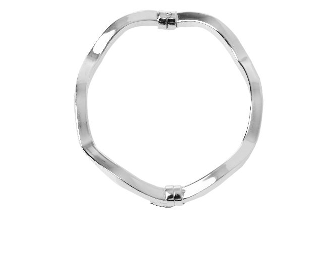Bracciale argento sagomato