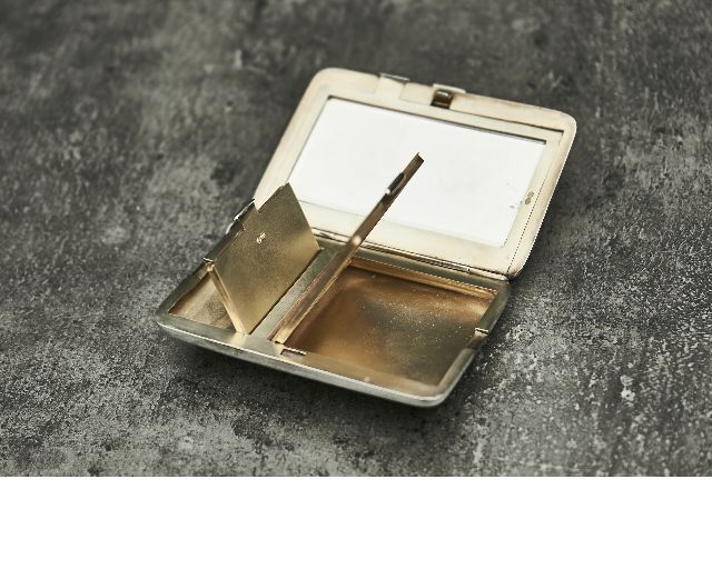 Scatolina Argento Gran Bretagna 1909 1910 Usato Ricondizionato Zanolli Vintage 171506 Us0003884
