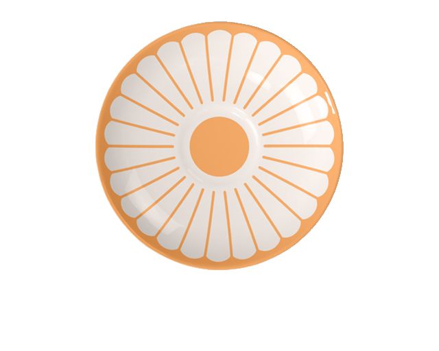 Piattino tazza caffè fleur soleil porcellana