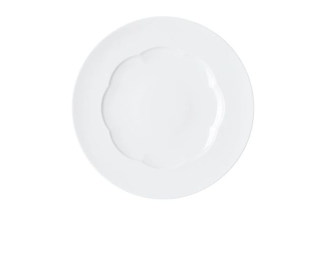 Piatto dessert sonetto porcellana bianco