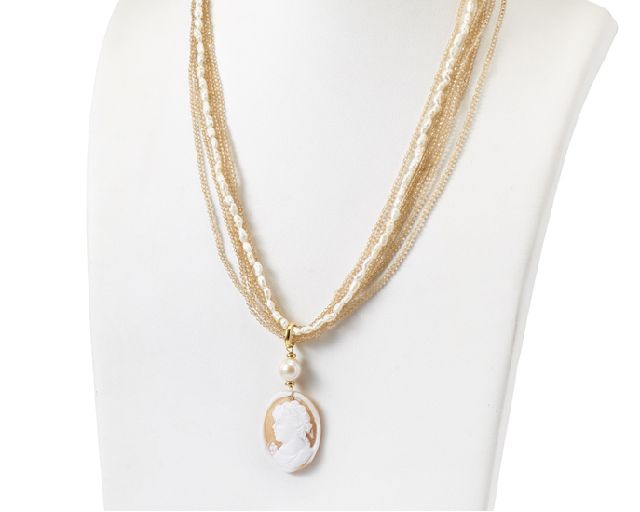 Necklace moonlight silver