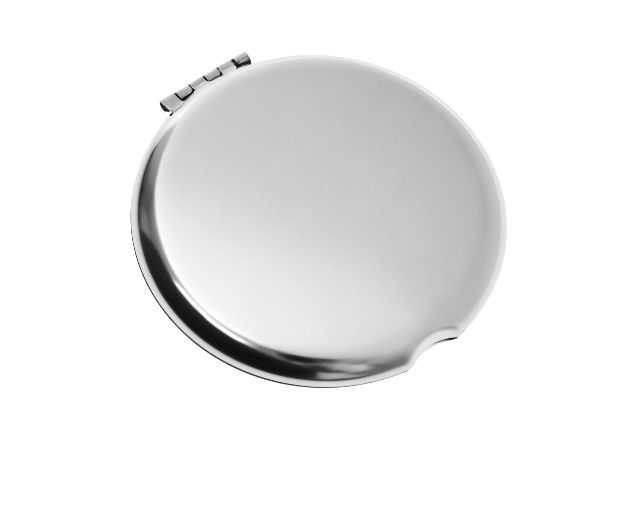 Round hand mirror steel