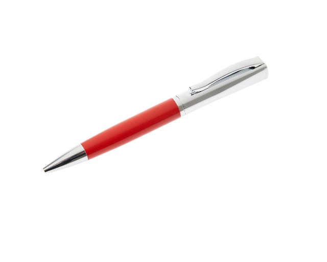 Penna rossa e cromata