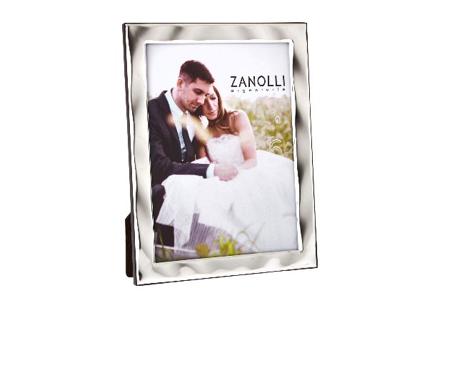 Cornice argento pvd a fascia stretta