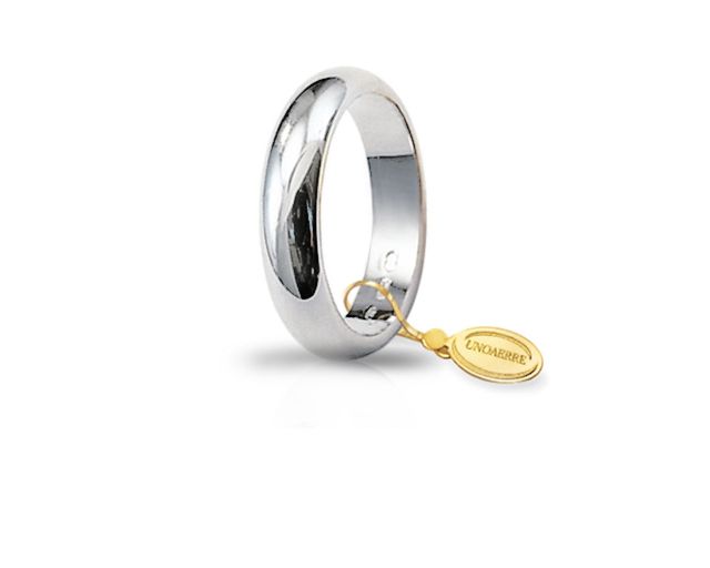Fede classica oro 750‰ oro bianco