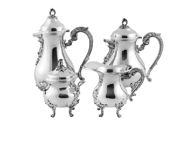 Coffee set silver 4 pieces