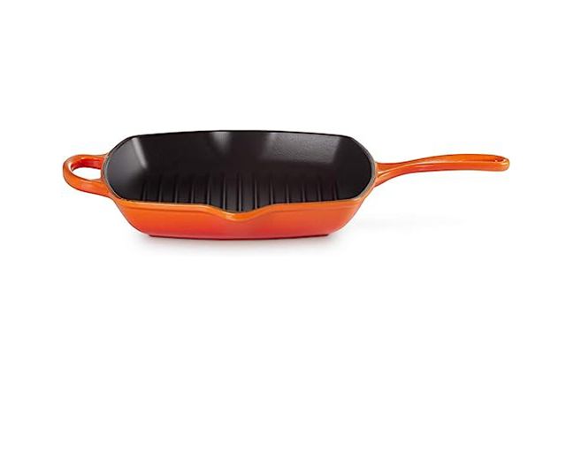 Grill skillet evolution cast iron volcanic