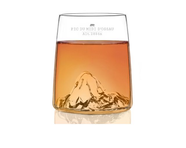Shooter Glass Set Topographic Monte Bianco Everestmatterhornpico De Alto 4 Pieces Alaskan Maker 189441 200sbemp