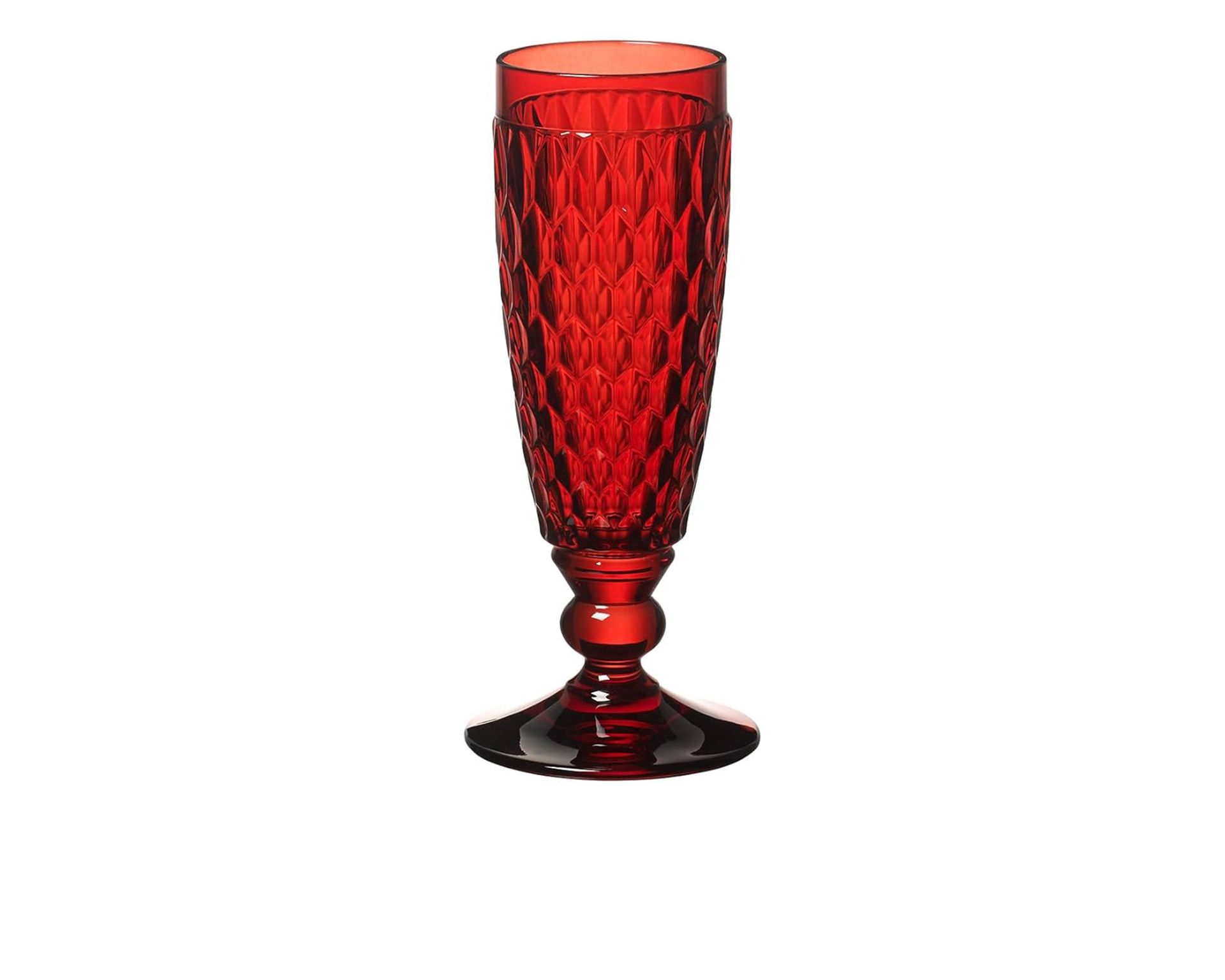 Flute Boston Coloured Rosso Villeroy E Boch