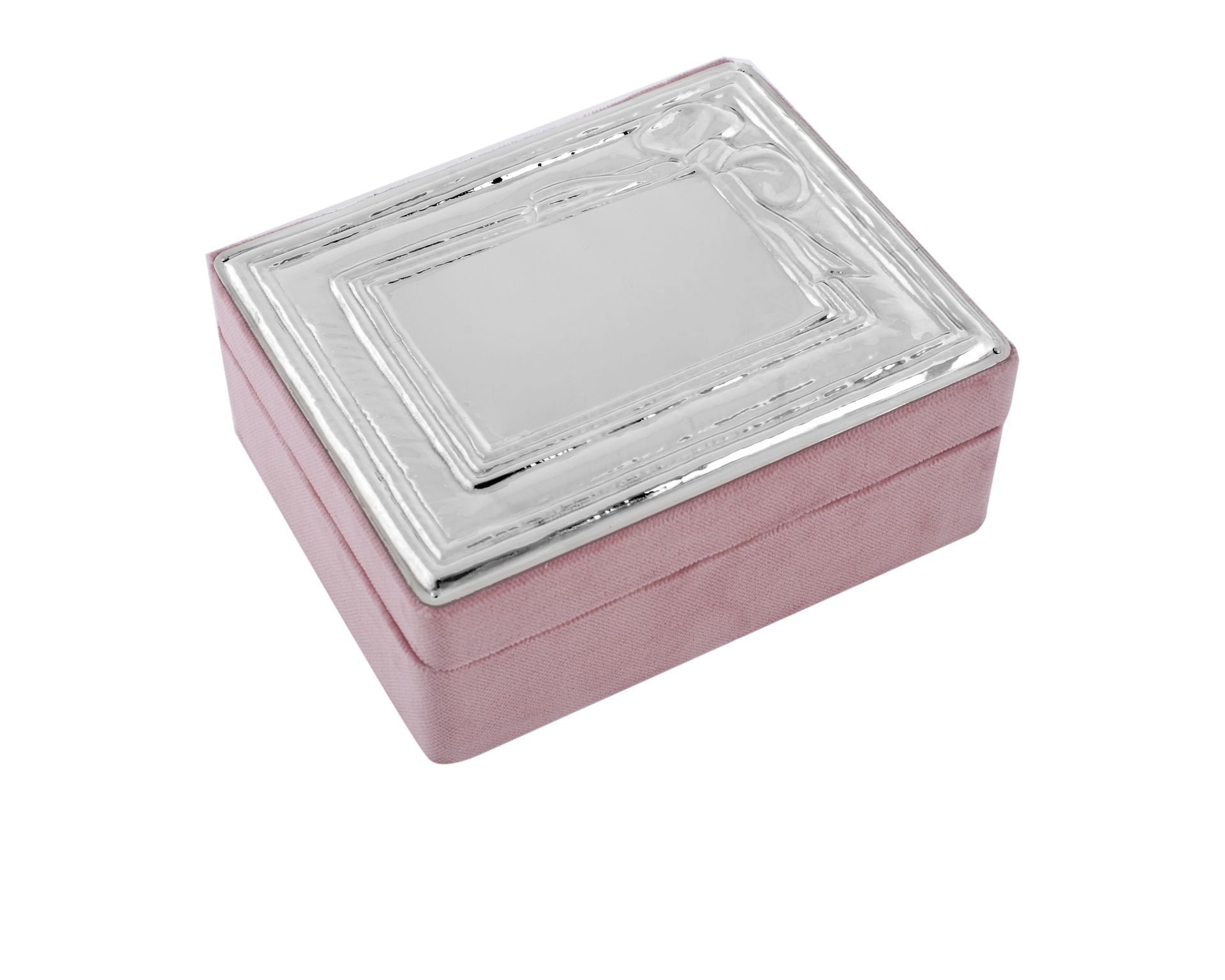 Jewellery Box Silver And Pink Velvet Selezione Zanolli 8660 248sc543ra