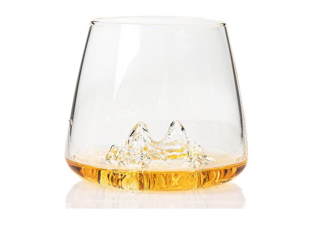 Set Bicchieri Whisky Topographic Tre Cimemonte Rosa 2 Pezzi Alaskan Maker 189443 200tcmr